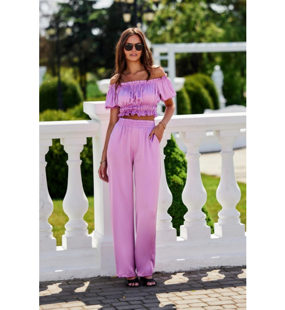 Spodnie Damskie Model Tarifa JAM SPD0035 Violet - Roco Fashion