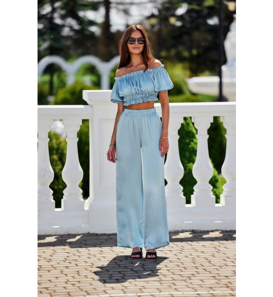 Spodnie Damskie Model Tarifa NIE SPD0035 Blue - Roco Fashion