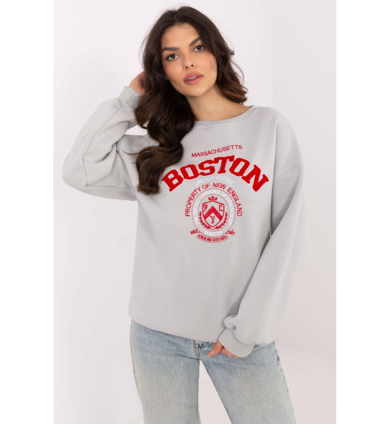 Bluza Damska Model EM-BL-617-15.55P Light Grey - Factory Price