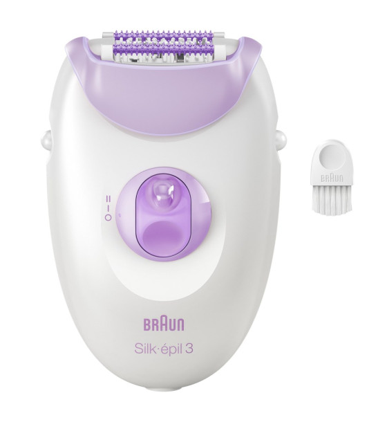Depilator Braun Silk-épil 3 3-000 20 pęset(y) Fioletowy, Biały