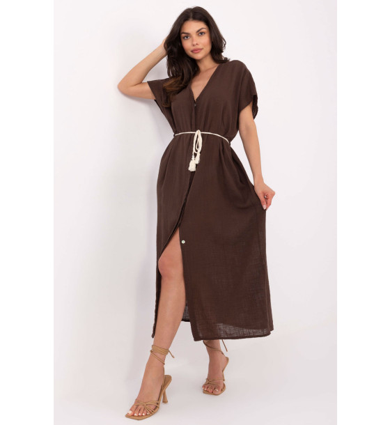 Sukienka Model TW-SK-BI-2022126.59 Dark Brown - Och Bella