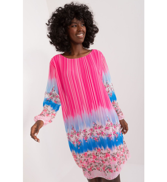 Sukienka Model DHJ-SK-N8524.14X Dark Pink - Italy Moda