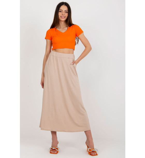 Spódnica Model WN-SD-5005.13 Beige - Rue Paris