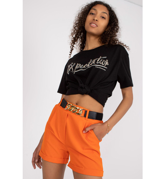 Szorty Damskie Model DHJ-SN-13186-1.70 Orange - Italy Moda