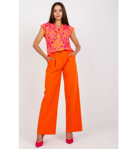 Spodnie Damskie Model DHJ-SP-15679.01X Orange - Italy Moda