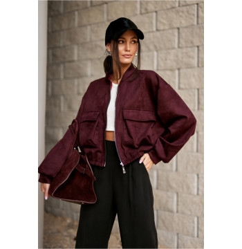 Kurtka Damska Model Vivara BOR KUR0032 Bordo - Roco Fashion
