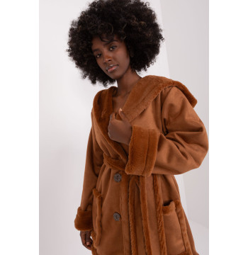 Płaszcz Damski Model LK-KR-509459.96P Light Brown - Lakerta