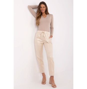 Spodnie Damskie Model MI-SP-P56901.29 Beige - Italy Moda