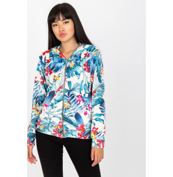 Bluza Damska Model RV-BL-8120.69P White/Blue - Rue Paris