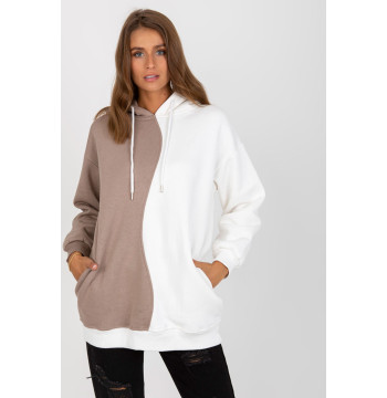 Bluza Damska Model RV-BL-8233.32X White/Beige - Rue Paris