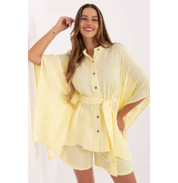 Spodnie Komplet MOdel LK-KMPL-510072.68 Light Yellow - Lakerta