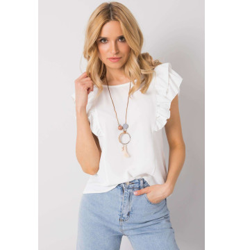 Bluzka Model TW-BZ-BI-BF002.88 White - Och Bella