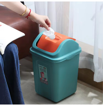 KOSZ POJEMNIK NA ŚMIECI DO SEGREGACJI ODPADÓW PLASTIKOWY UCHYLNY