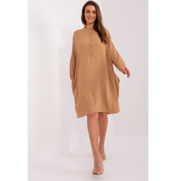 Sukienka Model DHJ-SK-15506A.94P Camel - Italy Moda