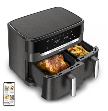 Frytkownica beztłuszczowa TEFAL DualEasy EY942HE0