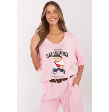 Sweter Damski Model MI-SW-2101.06 Light Pink - Italy Moda