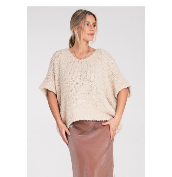 Sweter Damski Model M1109 Beige - Figl