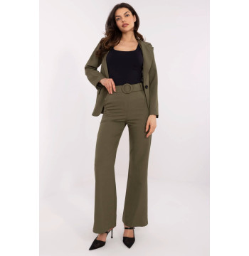Spodnie Damskie Model DHJ-SP-18737.08 Khaki - Italy Moda
