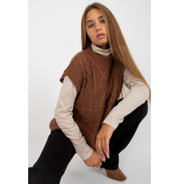 Sweter Model D90027W90785B2 Brown - Sublevel