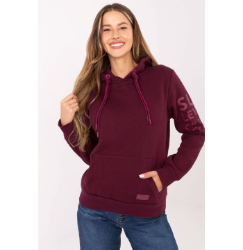Bluza Damska Model D10600BI02690A8NO Bordo - Sublevel