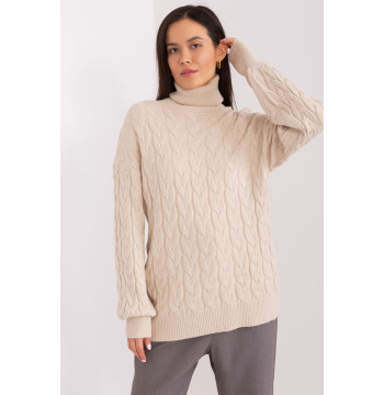 Golf Damski Model AT-SW-2348.07 Light Beige - AT
