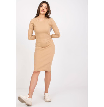 Sukienka Model EM-SK-691.52P Camel - Ex Moda