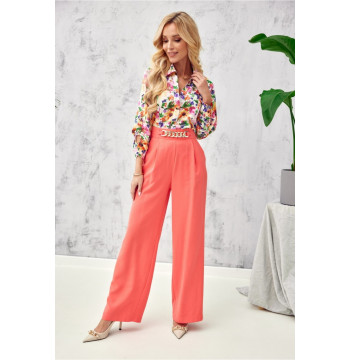 Spodnie Damskie Model POM 0011 Orange - Roco Fashion