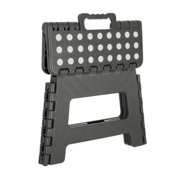Stołek taboret składany antypoślizgowy 22cm ciemny szary