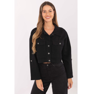 Kurtka Damska Model IT-KR-FL7029.72 Black - Rue Paris