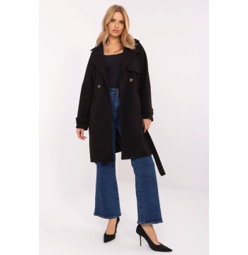 Płaszcz Damski Model TW-PL-BI-2309.86 Black - Och Bella