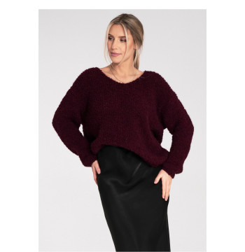 Sweter Damski Model M1108 Bordo - Figl