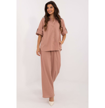 Spodnie Komplet Model LK-KMPL-509670.91 Dark Pink - Lakerta