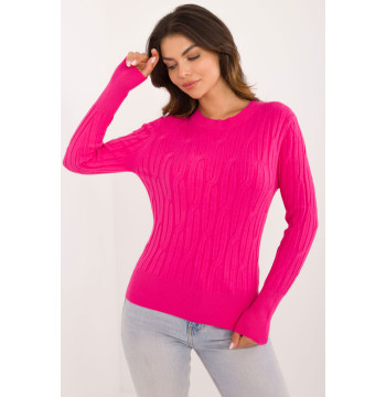 Sweter Damski Model AT-SW-2338-2.00 Fuksja - AT
