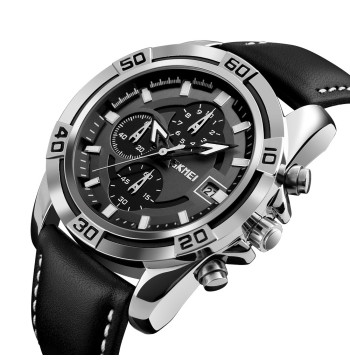Zegarek Męski Skmei 9156SIBK + BOX