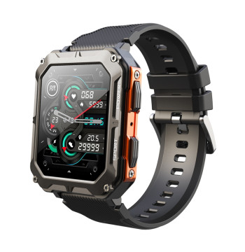 Smartwatch Męski Rubicon RNCF27 BLACK/ORANGE