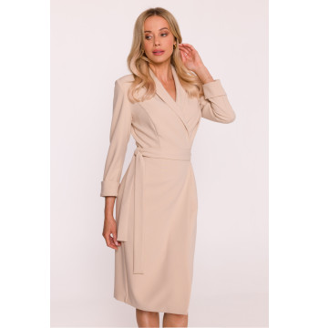 Sukienka Model S415 Beige - Stylove