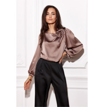 Bluzka Model Evelyn JBR BLU0194 Light Brown - Roco Fashion