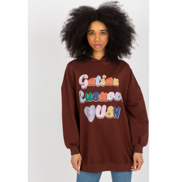 Bluza Damska Model FA-BL-8117.48 Dark Brown - Fancy