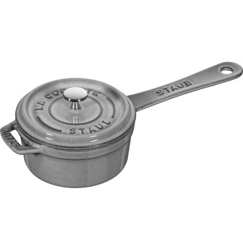 Mini rondel żeliwny Staub - 250 ml, Grafitowy