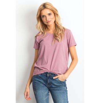 T-shirt Damski Model RV-TS-4838.54P Dark Pink - BFG