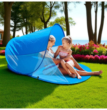 Namiot plażowy, przewiewny parawan, składany w pokrowcu 200x120cm AR15N