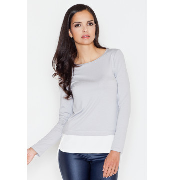 Bluzka Model 374 Dark Grey - Figl