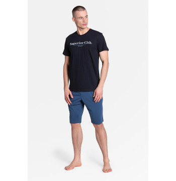 Piżama Męska Model Zed 38366-55X Blue/Grey - Henderson