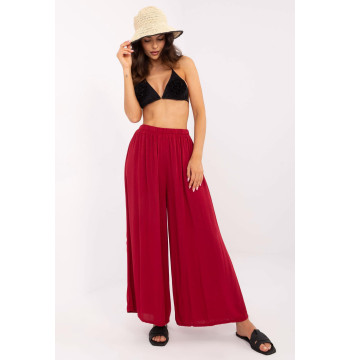 Spodnie Damskie Model TW-SP-BI-82353.39 Bordo - Och Bella