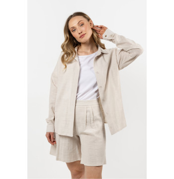 Koszula Damska Model A724 Beige - awama