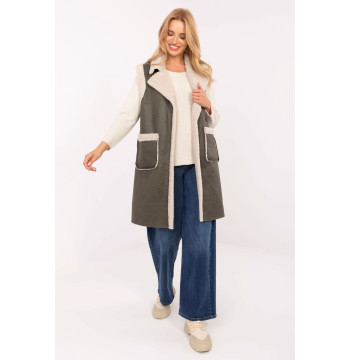 Kamizelka Model IT-KZ-96916.68 Khaki - Factory Price