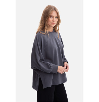 Bluza Damska Model B306 Stal - BeWear