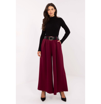 Spodnie Damskie Model IT-SP-17872.76 Bordo - Italy Moda