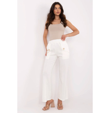 Spodnie Dresowe Model DHJ-SP-20518.12 Ecru - Italy Moda