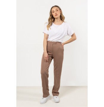Spodnie Damskie Model A713 Cappuccino - awama